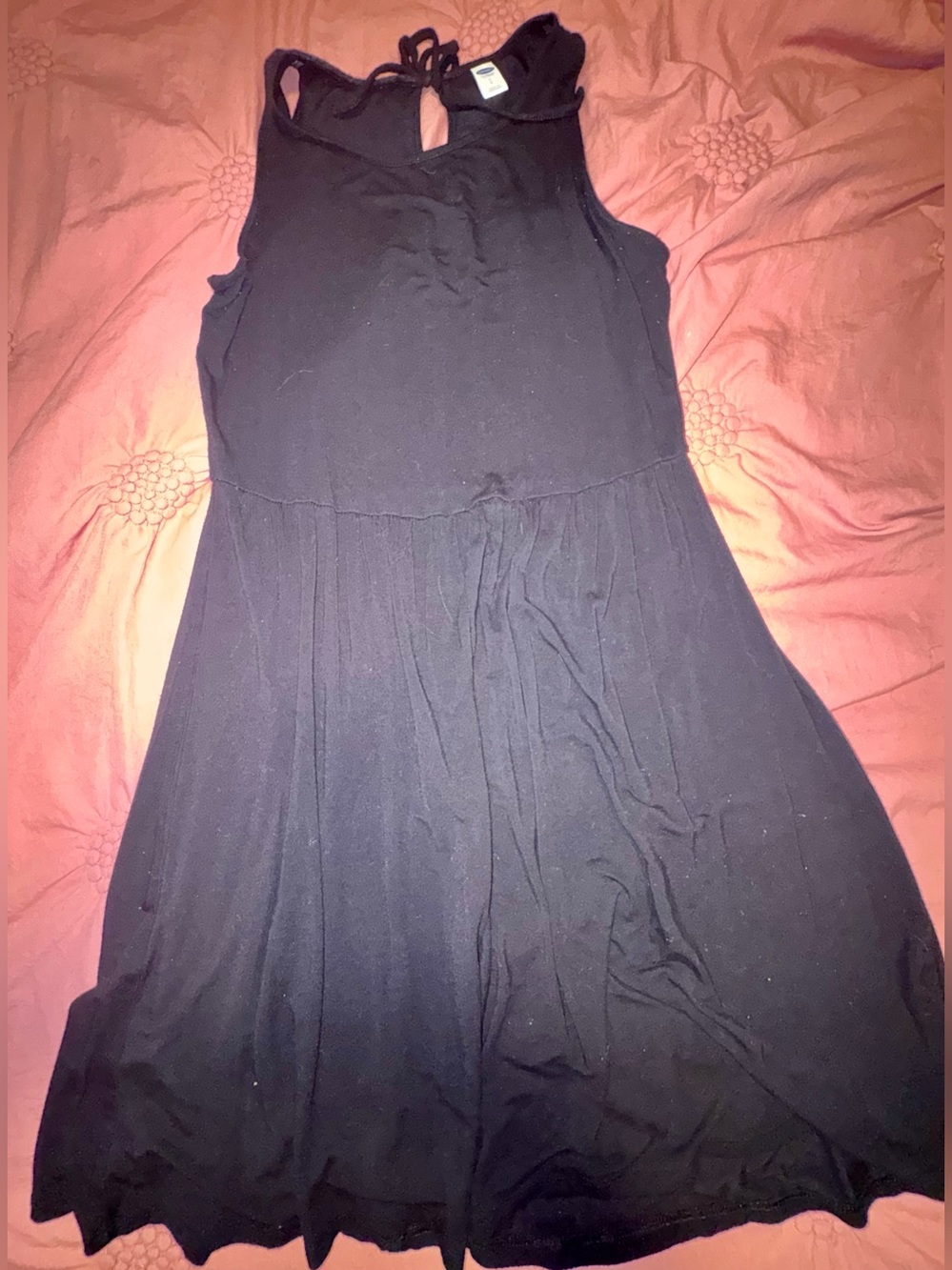 Black Sleeveless Skater Dress